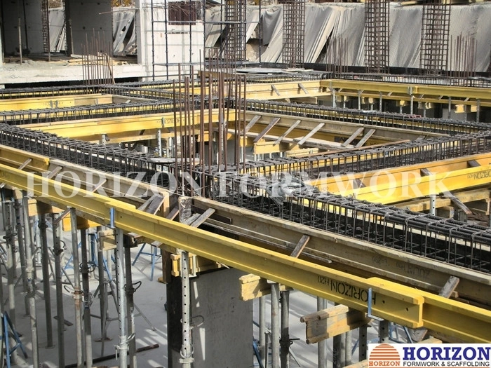 Concrete Slab Formwork with Shoring Prop and Timber Beam H20