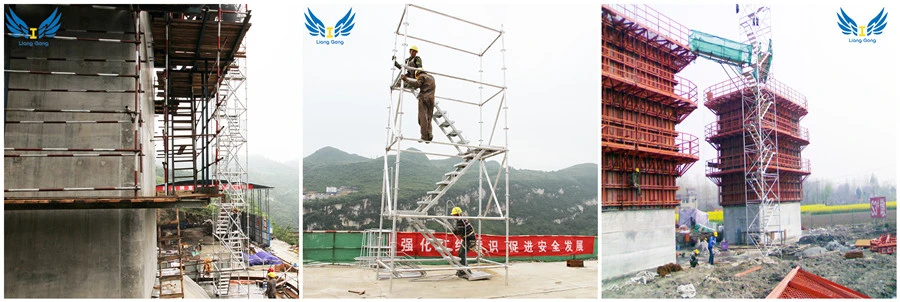 Lianggong Manufacturer Removable/Reusable Ringlock Scaffoding, Shoring Tower