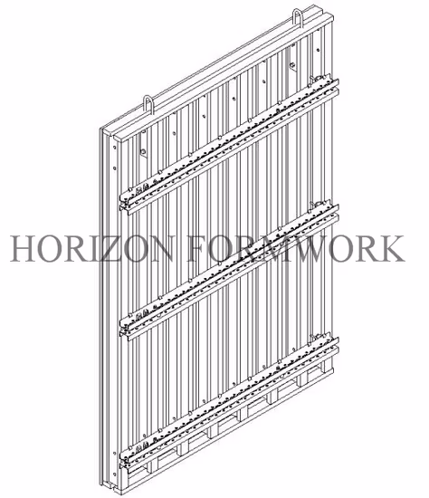 Universal Wall Formwork with H20 Beam and Steel Waling