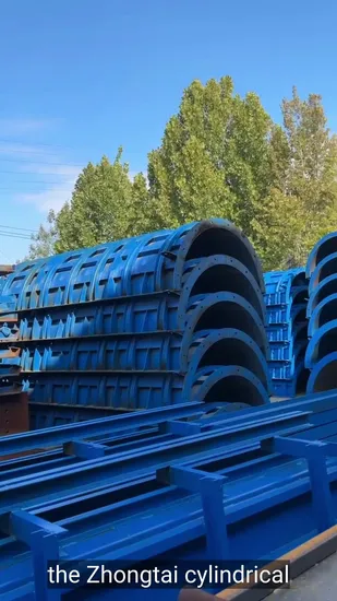 Premium Steel Formwork for Circular Concrete Column Construction 