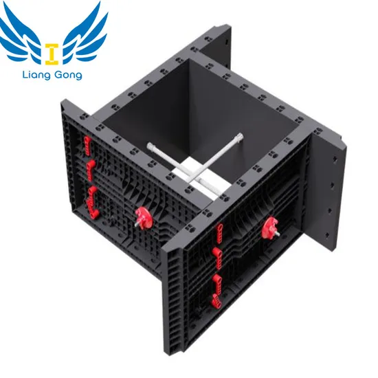 China Manufacture /Customized / Adjustable/ Long Lifespan Modular Retaining /Round Plastic Formwork for Concrete Construction / Slabs Columns