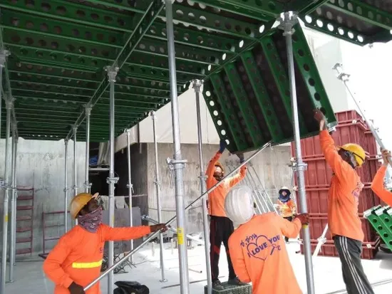 Aluminum Concrete Pouring Table Formwork Solution 