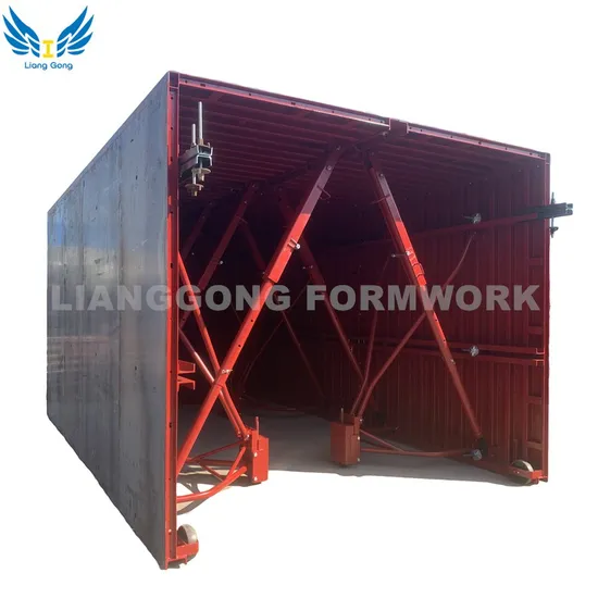 Lianggong Metal Mould Modular System Concrete Steel Tunnel Formwork for Wall and Slab Construction Formwork 